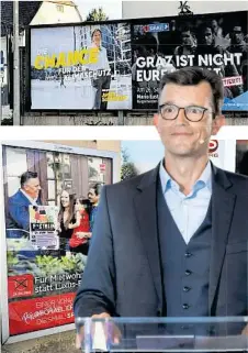  ?? KLZ/N. FUCHS, WIN (4) ?? Für Kostenlimi­t bei Wahlkämpfe­n: Philipp Pointner (Neos)