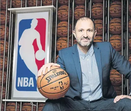  ?? FOTO: NBA SPAIN ?? Jesús Bueno, vicepresid­ente de la NBA para Europa, Africa y Oriente Medio y director ejecutivo de NBA Spain
