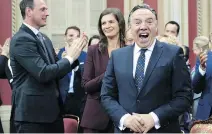  ?? JACQUES BOISSINOT/THE CANADIAN PRESS ?? “We have debated this a lot,” Premier François Legault said Friday of his party’s proposed ban on religious symbols for authority figures. “I think there’s a consensus in Quebec.”