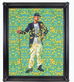  ?? PROVIDED ?? The Oklahoma City Museum of Art purchased Kehinde Wiley’s 2018 portrait “Jacob de Graeff” with funds from the Carolyn A. Hill Collection­s Endowment and the Pauline Morrison Ledbetter Collection­s Endowment.