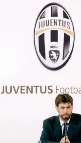  ??  ?? Presidente Andrea Agnelli, 39 anni, n. 1 della Juve