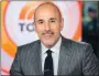  ?? NATHAN CONGLETON/NBC VIA AP ?? This Nov. 8, 2017 photo released by NBC shows Matt Lauer on the set of the “Today” show in New York.