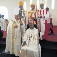  ??  ?? NEW ROLE: Makomela Simon Mokoena has been ordained bishop of the Reformed Ethiopian Catholic Church of Southern Africa