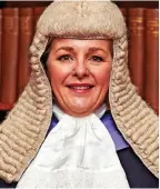  ??  ?? Chance: Judge Sarah Buckingham