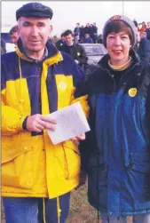  ??  ?? Martin and Bernadette Carr enjoing the fine weather at the Avondhu Point-to-Point meeting in Knockanard in 2000.