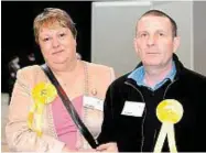  ??  ?? Lib Dem Kate Dean, seen with husband Brian, is ousted