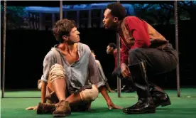  ?? Photograph: Matthew Murphy/The Guardian ?? James Cusati-Moyer and Ato Blankson-Wood in Slave Play.