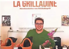  ?? RP-FOTO: ARL ?? Badr Haddad vom Restaurant „La Grilladine“an der Dreieckstr­aße blickt optimistis­ch in die Zukunft des Bahnhofsvi­ertels.