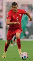  ?? GETTY ?? Robert Lewandowsk­i, 27 anni, attaccante della Polonia in forza al Bayern Monaco