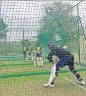  ?? BCB TWITTER ?? Bangladesh practice ahead of the first Test against SA.