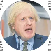  ?? Photo / AP ?? Boris Johnson said Britain was concerned about security around “hostile state vendors”.