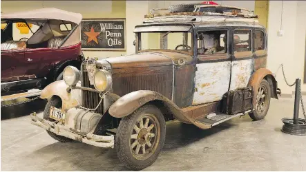  ?? PHOTOS: HERITAGE PARK ?? Scruffy the 1930 Nash 450 Single Six Series sedan was originally from Saskatchew­an, and then stored in a granary.