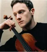  ??  ?? Alice strings: violinist Matthew Trusler