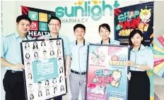  ??  ?? The Sunlight Pharmacy Health and Beauty Fair is taking place at Imago Shopping Mall today and tomorrow.