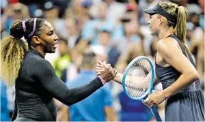  ?? BILD: SN/APA/AFP ?? Serena Williams machte mit Maria Scharapowa kurzen Prozess.