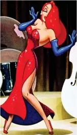  ?? ?? Jessica Rabbit: Exaggerate­d image