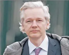  ??  ?? Julian Assange, founder of the activist site WikiLeaks, comes in for scrutiny in the documentar­y “We Steal Secrets.”