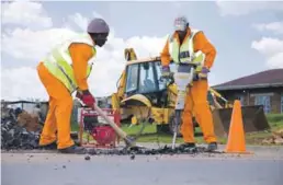  ??  ?? More than 13 000km of roads were maintained over the last five years, costing R1.6-billion.