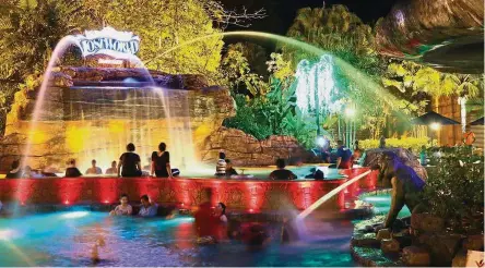  ??  ?? Relaxing break: The hotsprings pool at Lost World of Tambun.