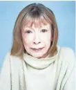  ?? BRIGITTE LANCOMBE ?? Author Joan Didion.