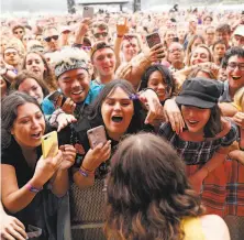  ?? Scott Strazzante / The Chronicle ?? Crowds mass at Outside Lands Music Festival in Golden Gate Park, a popular event that’s too loud for some neighbors.