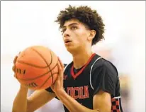  ?? K.C. ALFRED U-T ?? Miles Byrd of Stockton’s Lincoln High signed with San Diego State this fall and is playing in the Holiday Classic.