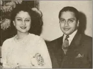  ??  ?? (L-R) Vijaya Raje Scindia and her husband Jiwaji Rao Scindia