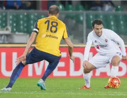  ?? ANSA ?? Giuseppe Rossi, 28 anni, in azione contro il Verona