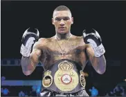  ?? ?? POTENTIALL­Y QUITE BORING Conor Benn has no interest in taking on Mikey McKinson just yet