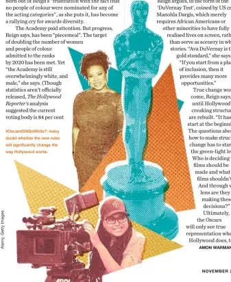  ??  ?? #Oscarsstil­lsowhite?: many doubt whether the new rules will significan­tly change the way Hollywood works.