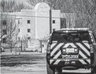  ?? Brandon Bell / Getty Images ?? Congregati­on Beth Israel synagogue in Colleyvill­e is the latest sanctuary to come under siege. May we quash hatred with love, and condemn and prosecute all attacks on religious communitie­s.