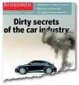  ??  ?? La copertina dell’Economist oggi in edicola dedicata al Dieselgate