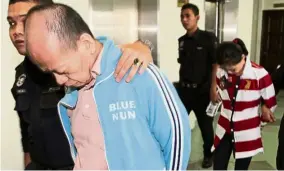  ??  ?? In 2014, Fong and his wife Teoh were sentenced to death for starving their domestic worker Miss Isti; yesterday their sentence was amended to 20 years’ jail each.