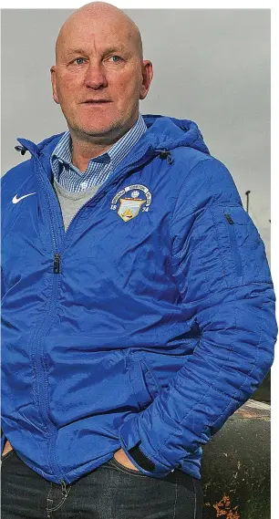  ??  ?? A different landscape: Morton boss Duffy has managed for almost 30 years and his passion for the game remains strong ahead of today’s trip to Hampden