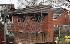  ?? PICTURE: PA ?? Let down by authoritie­s: The aftermath of the house fire in Stafford that killed the four siblings in February 2019