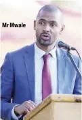  ??  ?? Mr Mwale