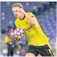  ?? FOTO: AP ?? Dortmunds Erling Haaland feiert eines seiner Tore für den BVB.