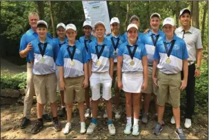  ?? Submitted photo ?? NATIONAL FOOTPRINT: The Pleasant Valley Hot Springs All-Stars will return to the national PGA Jr. League Championsh­ip in Arizona in November after winning the Region 9 championsh­ip this weekend in the Village of Loch Lloyd, Mo.