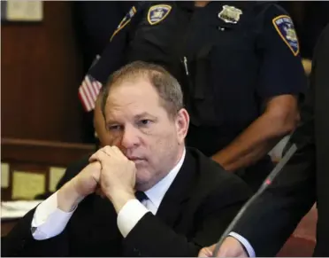  ?? FOTO: AP ?? Harvey Weinstein i retssalen i New York i går.