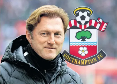  ??  ?? Diese Fotomontag­e ist nun Wirklichke­it, Ralph Hasenhüttl trainiert den FC Southampto­n. Southampto­n