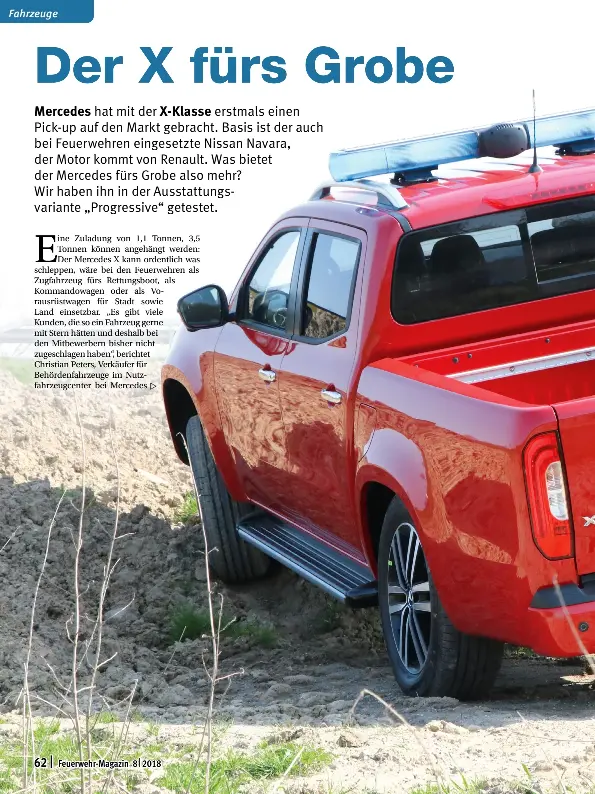 Mercedes Hat Mit Der X Klasse Erstmals Einen Pick Up Auf Den Markt Gebracht Pressreader