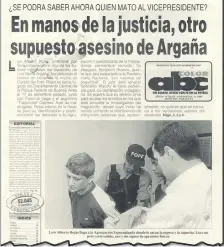  ??  ?? Tapa de ABC Color del 12 de noviembre de 2000.