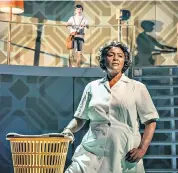  ??  ?? Caroline (Sharon D Clarke) is impervious to the winds of change blowing through Sixties Louisiana as she works as a maid in a hellishly overheated basement