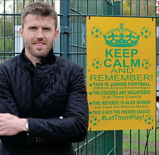  ?? NORTH NEWS & PICTURES ?? Back where it all began: Michael Carrick at Wallsend Boys Club, where he started playing football aged four