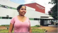  ?? Anderson Coelho ?? Ana Paula Santana, 32, orgulha-se do cresciment­o da zona norte, onde nasceu e mora até hoje