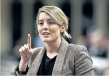  ?? THE CANADIAN PRESS FILES ?? The issue of a Netflix tax has been at the core of objections to a revamped cultural policy unveiled in September by Heritage Minister Melanie Joly.