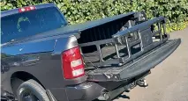  ??  ?? Right: If 5ft 7in is not enough tray for you, the RamBox also includes a tailgate tray extender.