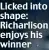  ??  ?? Licked into shape: Richarliso­n enjoys his winner