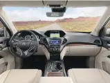  ??  ?? The MDX’s interior is impressive­ly quiet, even on a blustery day.