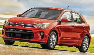  ?? Motor Matters photos ?? The 2018 Rio subcompact brings an exciting combinatio­n of impressive fuel efficiency, innovative technology, advanced safety features, everyday convenienc­e and fun-to-drive character to value-conscious consumers.